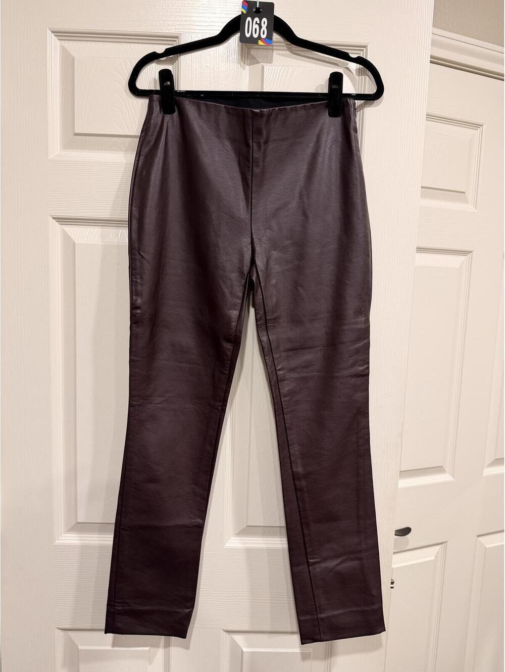 #68 LAUREN RALPH LAUREN FAUX leather Leggings Pants Sz. 4